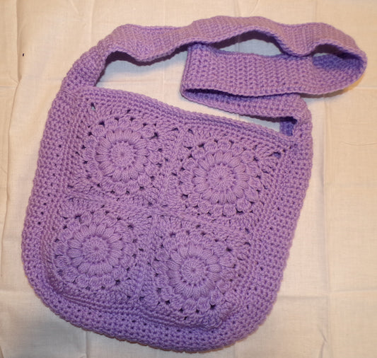 Crochet Floral Bag