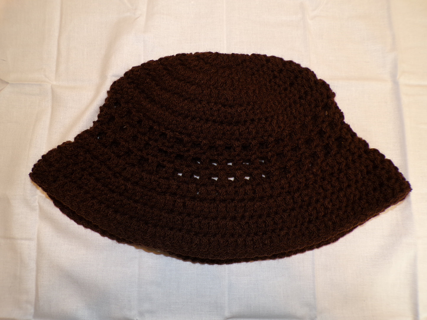 Crochet Mesh Bucket Hat